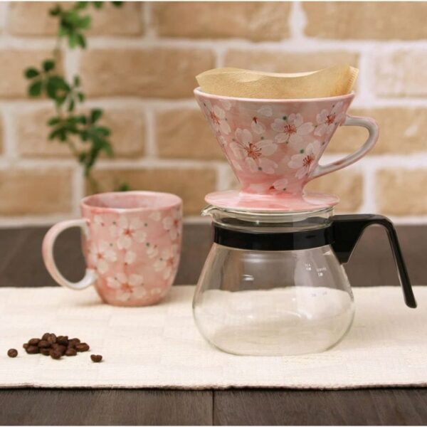 Bloom 61481 Coffee Dripper Yayoi Flower Pink