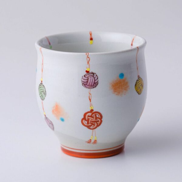 Kutani Ware Mizuhiki Teacup