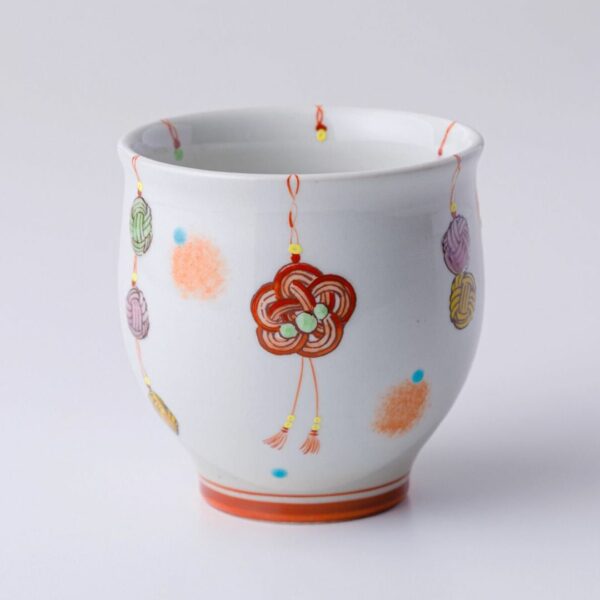 Kutani Ware Mizuhiki Teacup