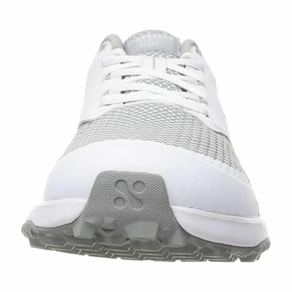 Sepatu golf Puma Grip Fusion Sports 3.0 Men's Spikeless White Silver (Size JP 25.5cm)