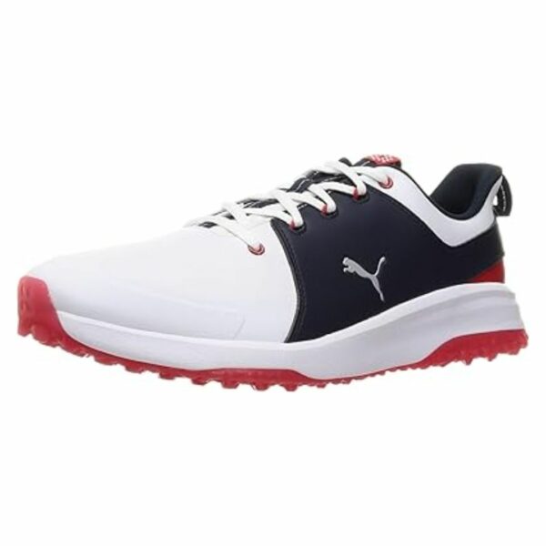 Puma Grip Fusion Pro 3.0 Golf Spikeless Shoes Men's Silver/Navy Blazer (194467) (Size JP 27cm)