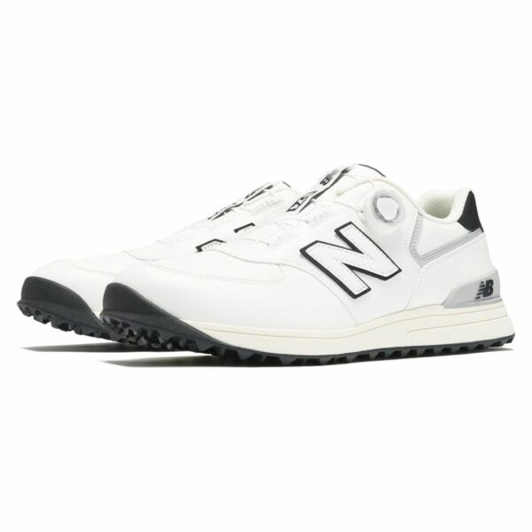 New Balance UGBS574v3 BOA Golf Shoes Spikeless White (Size JP 27cm)