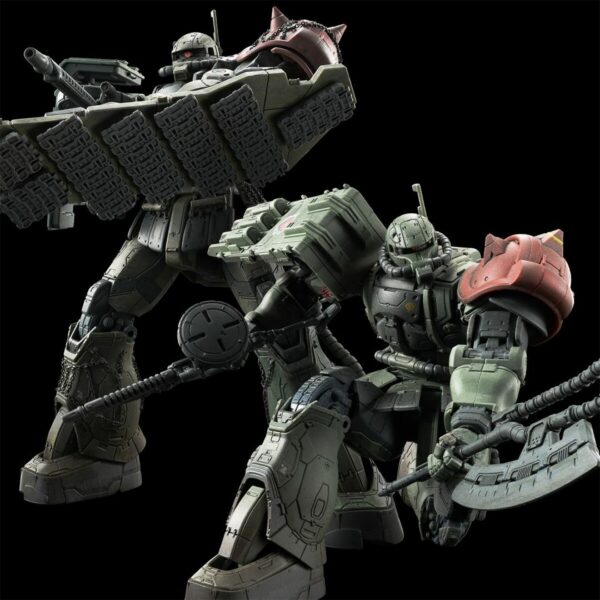 HG (Gundam Requiem of Revenge) 1/144 Zaku II F-type LeShon Custom & Unidentified Zaku II LeShon Custom (PO-24)