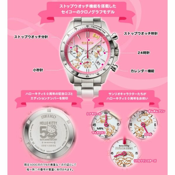 Hello Kitty Shinkansen Watch 50th Anniversary Edition (PO-24)