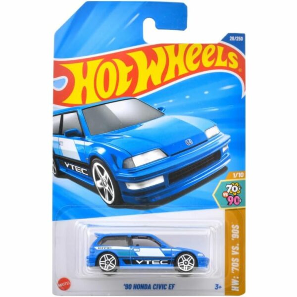 Hot Wheels Basic Car 1990 Honda Civic EF (HW 70S vs 90S series) (PO-24)