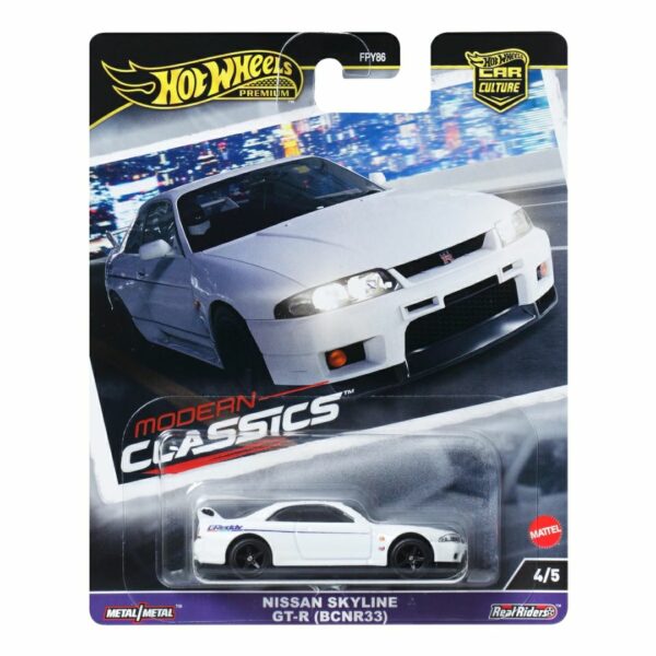 Car Culture Modern Classics Nissan Skyline GT-R Hot Wheels (BCNR33)