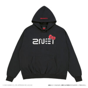 [2NE1 x HELLO KITTY] Hoodie (BLACK)