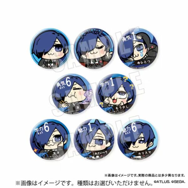 Can Badge Empty Persona 3 Reload Protagonist x Bukubu 1BOX [PO-24]