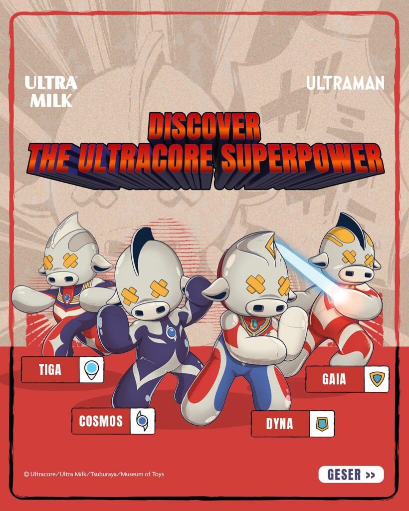 Ultra Milk x Ultraman Heisei