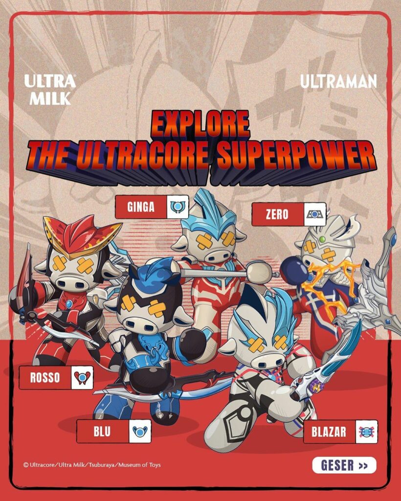 Ultra Milk x Ultraman New Generation
