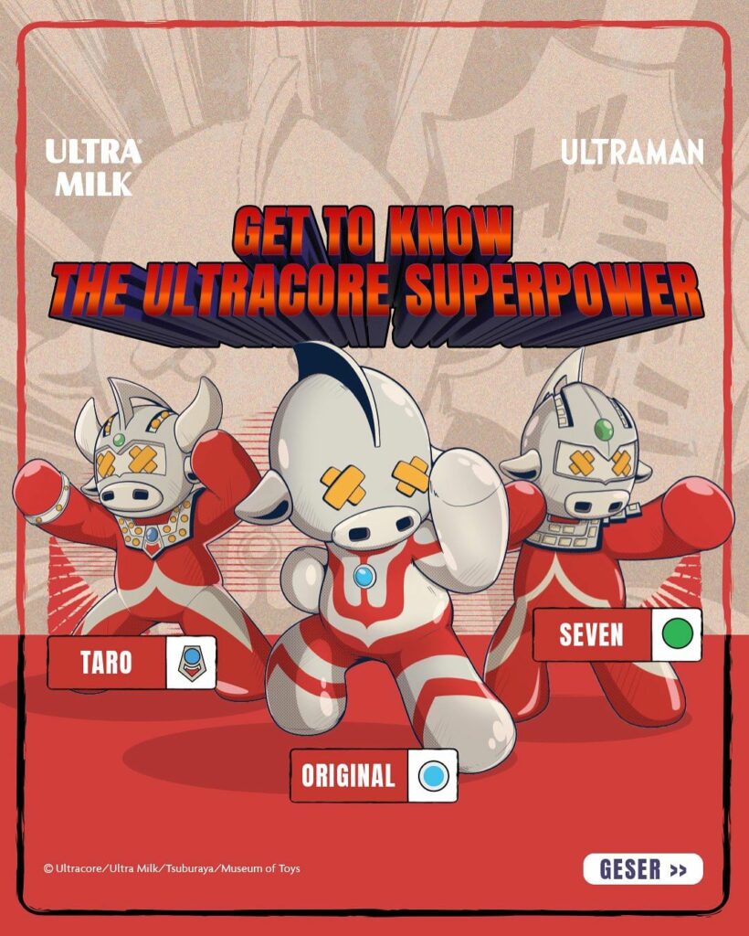 Ultra Milk x Ultraman Showa