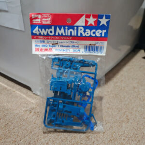 Mini 4WD Super 1 Chassis (Blue)