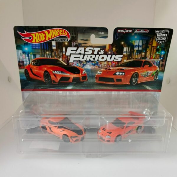 Hot wheels 2 pack 2021 Toyota GR Supra and Toyota Supra (HKF54) Stok Terbatas