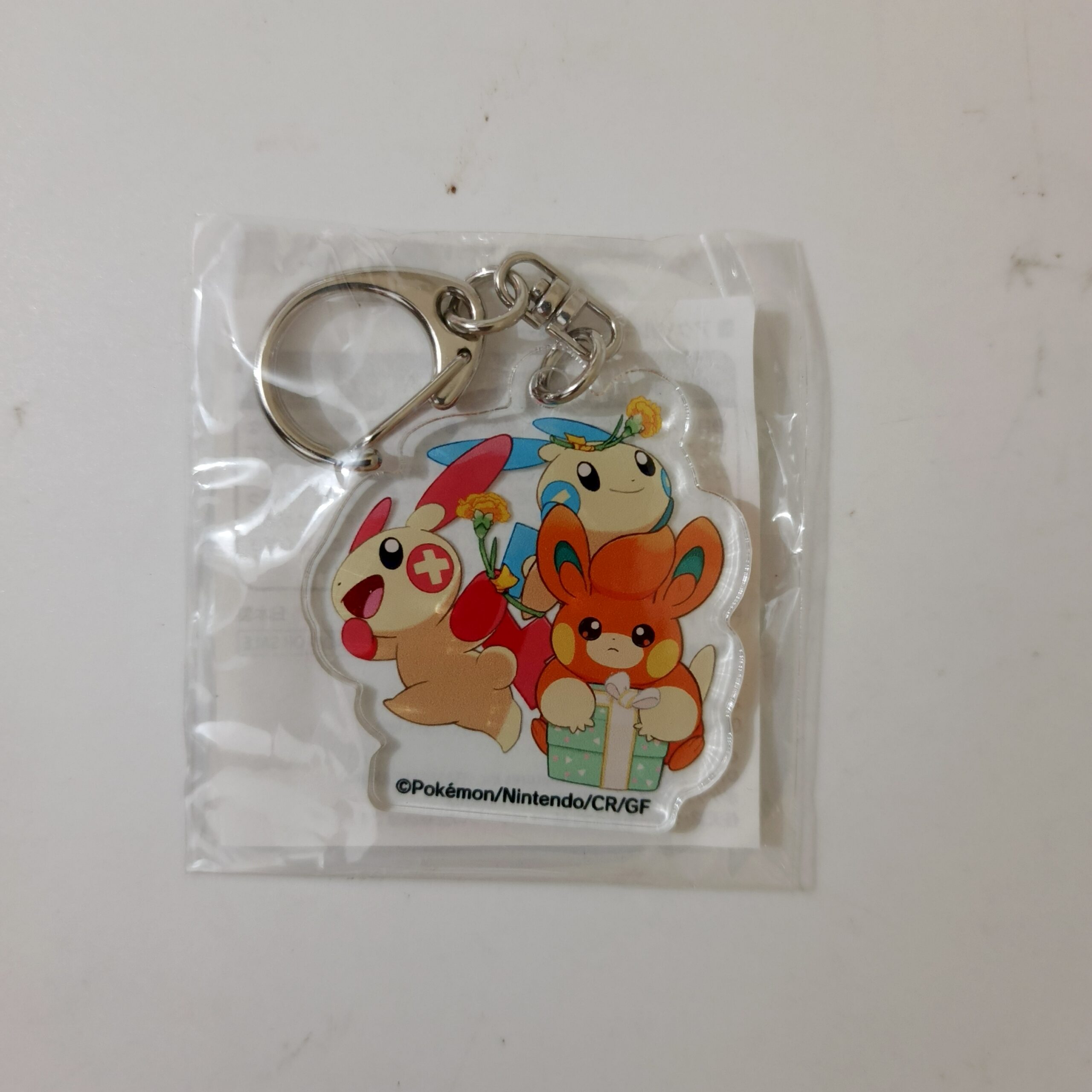 Pokemon anniversary Acrylic Key Chain Plusle, Minun, Pawmi Pokemon anniversary Acrylic Key Chain Plusle, Minun, Pawmi