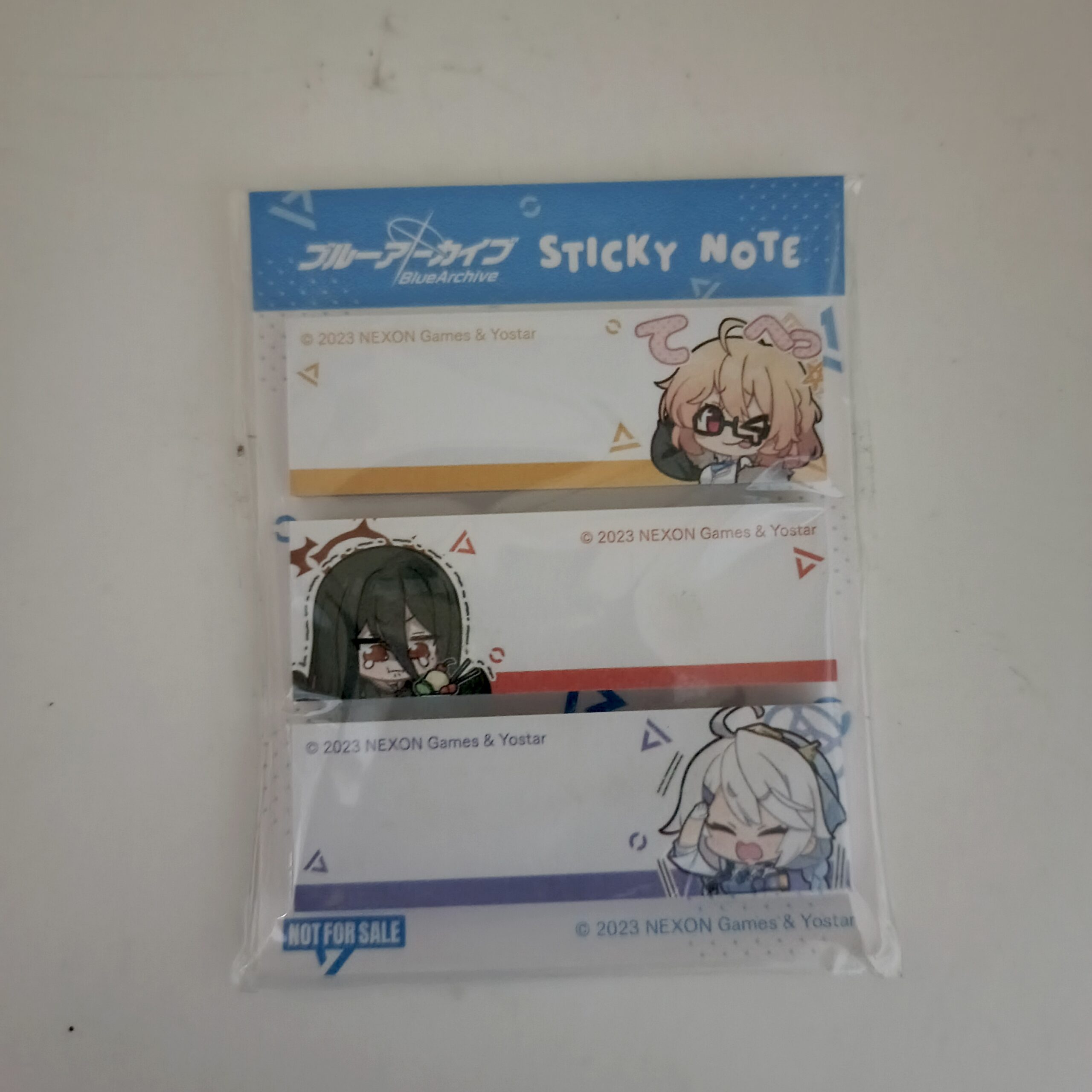 Sticky Note Bluearchive