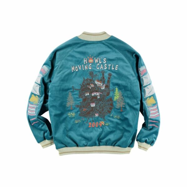 Sukajan Jacket Howl's Moving Castle Velvet Sukajan Howl's Castle (GBL)