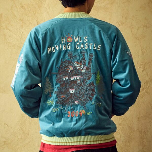 Sukajan Jacket Howl's Moving Castle Velvet Sukajan Howl's Castle (GBL)