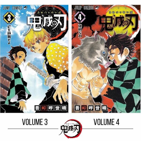 Komik Demon Slayer: Kimetsu no Yaiba Bahasa Jepang (Volume 1-6) [Jump Comics]