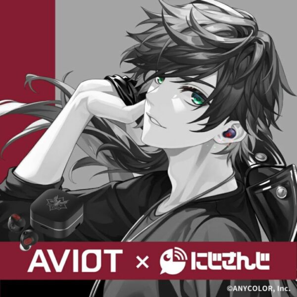 TWS Aviot x Nijisanji Lauren Iroas TE-Q3-LRN Wireless Earphones [PO-24]