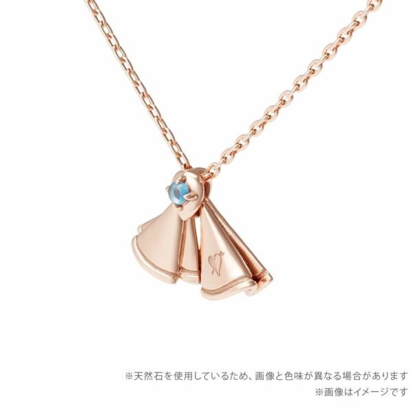 U-Treasure x Houshou Marine Scarf necklace in silver (pink gold plating) with Bonus [PO-24]