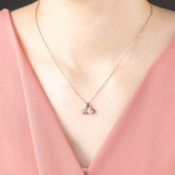 U-Treasure x Houshou Marine Scarf necklace in silver (pink gold plating) with Bonus [PO-24]