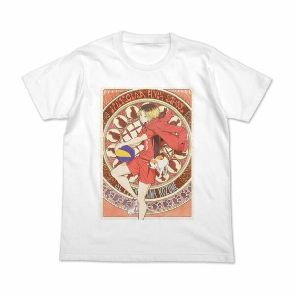 COSPA Haikyu!! Kozume Kenma Full Color T-Shirt Flying Ver. WHITE L Size [PO-24]