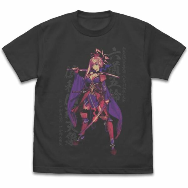 Cospa Saber/Miyamoto Musashi T-shirt SUMI XL [PO-24]