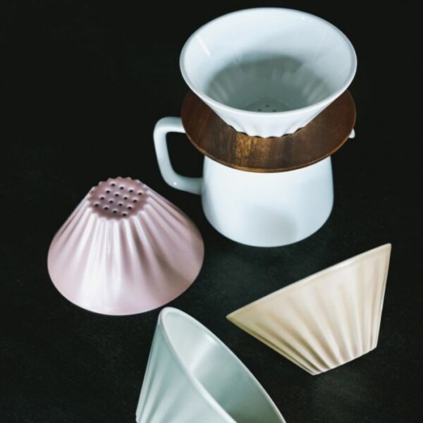 ORIGAMI Tea Dripper White