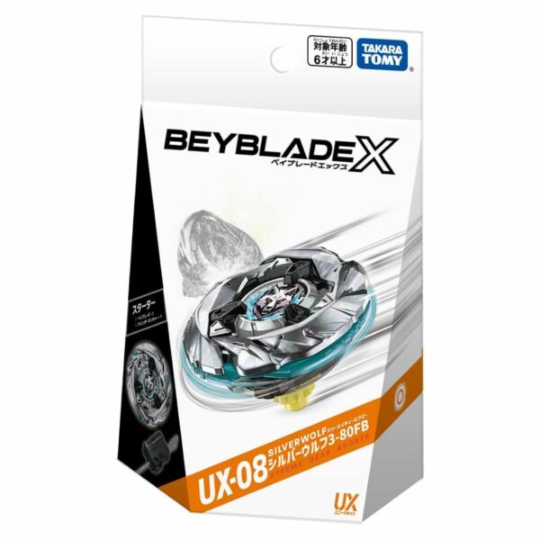 Beyblade X UX-08 Starter Silver Wolf 3-80FB