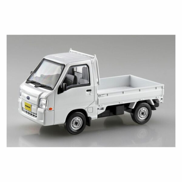 Aoshima Bunka Kyozai 1/32 Raku Plastic Subaru Sambar Truck Frost White