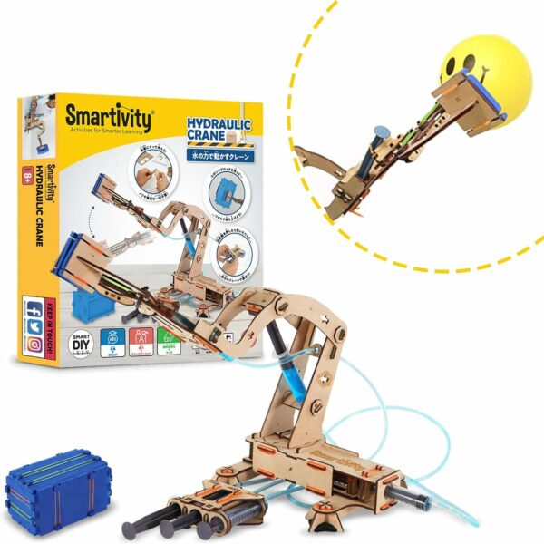 Smartivity Water-Powered Robot Crane Craft Kit Educational Toy for Ages 8