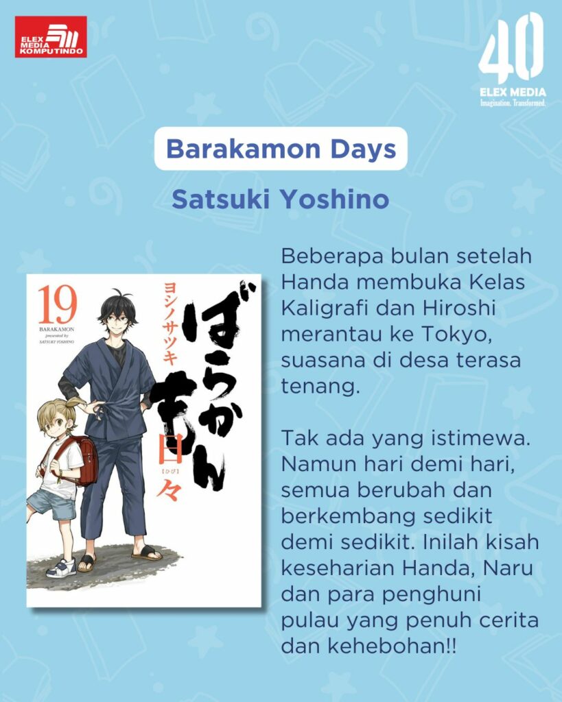 TITIP JEPANG - 23 KOMIK BARU ELEX MEDIA KOMPUTINDO TAHUN 2025