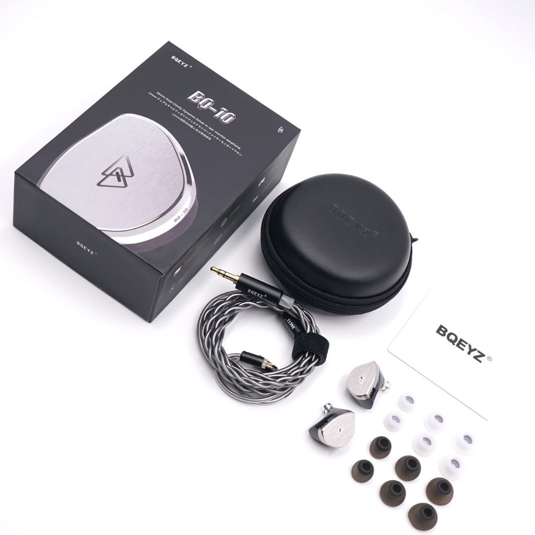 Earphone BQEYZ BQ10 12mm Dynamic In-Ear Wired Earphones Earphone BQEYZ BQ10 12mm Dynamic In-Ear Wired Earphones