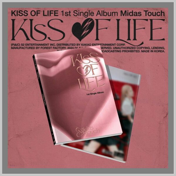 KISS OF LIFE Midas Touch 1st Single Album CD + Photocard + Contents + Tracking Sealed KOL (Photobook Version)