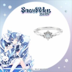 Cincin Snow Miku 2025 Ring Jewelry Case Set [PO-25]