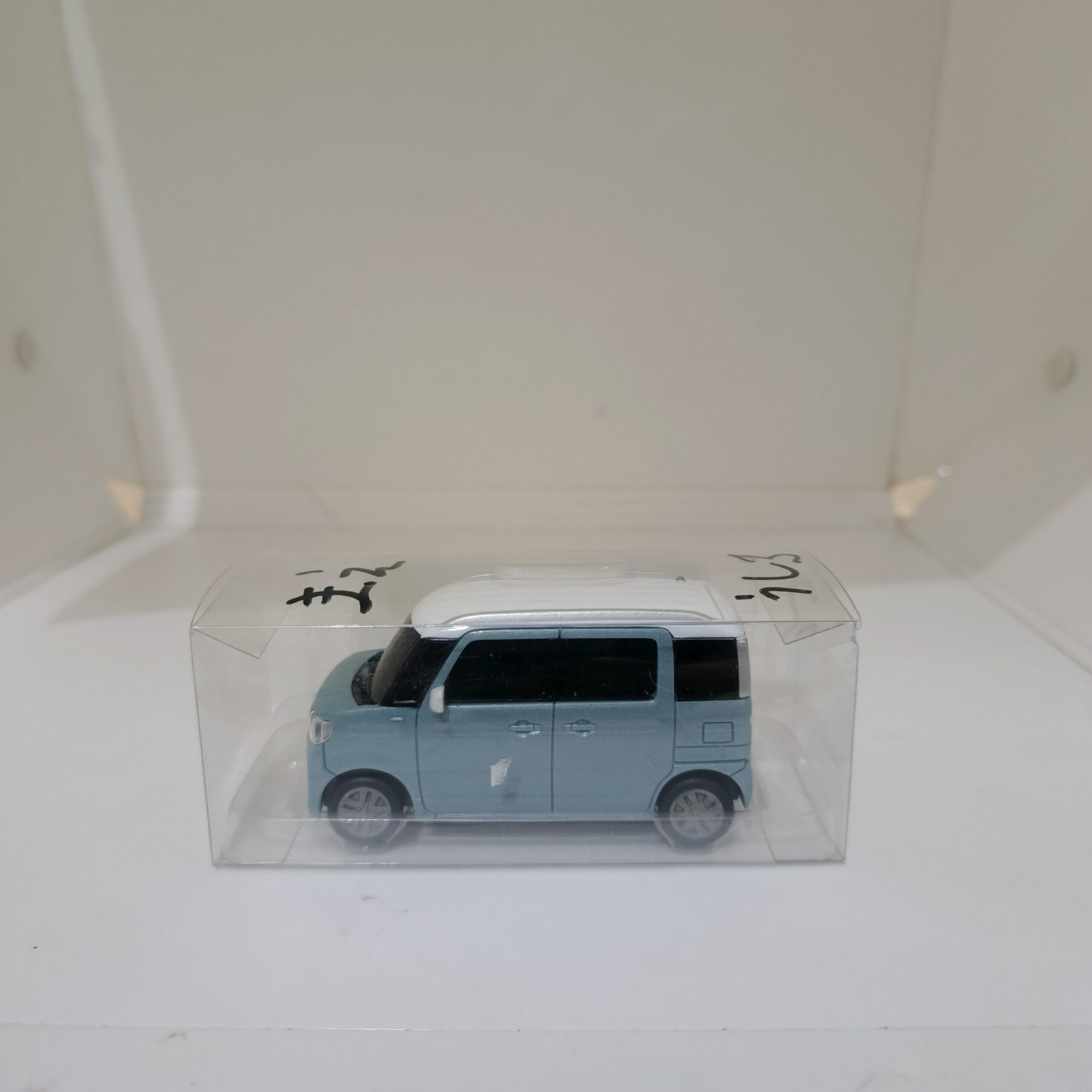 Mini Car Spacia Off Blue Metallic White 2 Tone Roof Suzuki