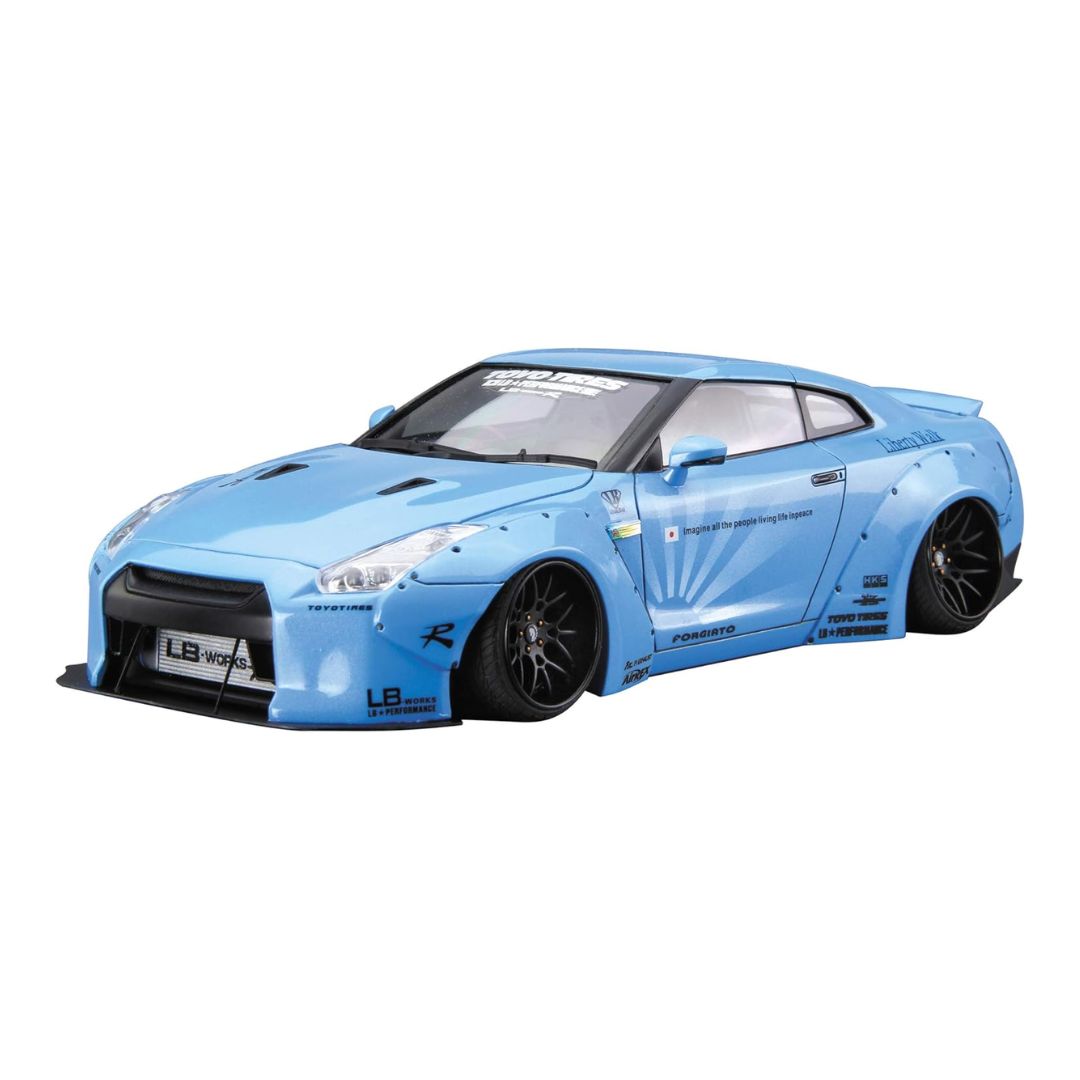 Aoshima Bunka Kyozai Co. 1/24 Liberty Walk No.9 LB, Works R35 GT - R Ver.