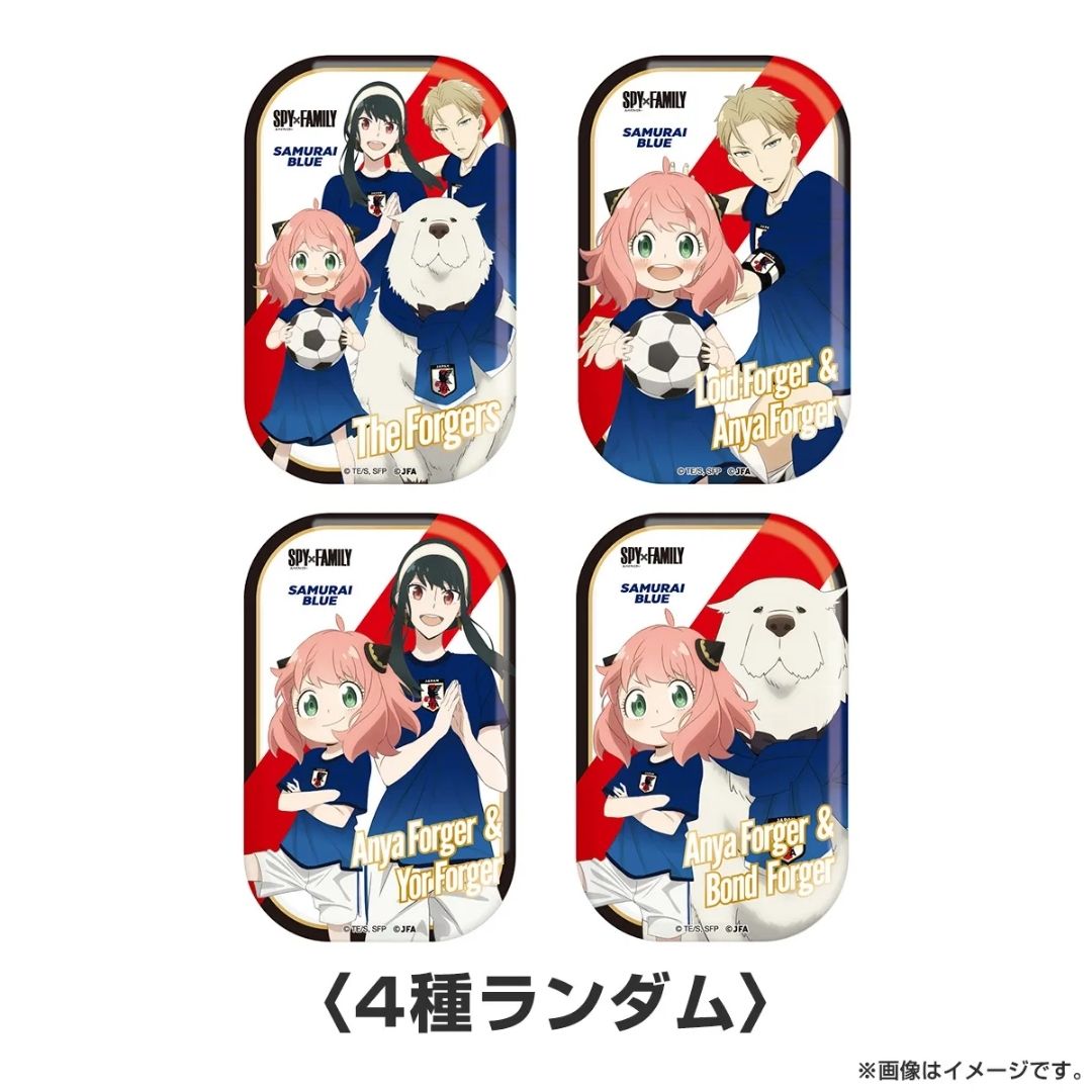 Pin SPYxFAMILY Square Badge Timnas Jepang Edisi Terbatas (1 pcs Random)