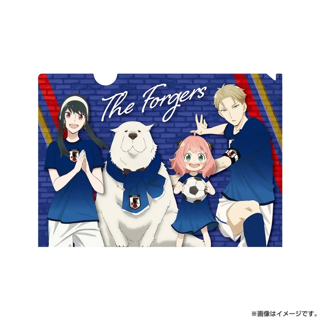 Clear File SPYxFAMILY Edisi Timnas Jepang Desain Eksklusif Keluarga Forger
