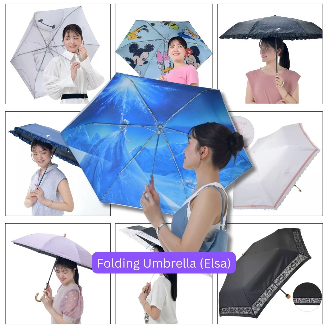 Payung Disney for Sunny and Rainy Day dengan Desain Elsa & Karakter Lain (Variasi) Payung Disney for Sunny and Rainy Day dengan Desain Elsa & Karakter Lain (Variasi)