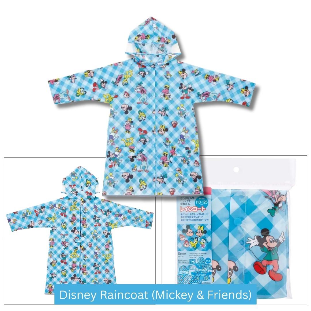 Jas Hujan Disney Skater Raincoat Kids – Nyaman & Aman Dipakai Saat Hujan Deras (Variasi)