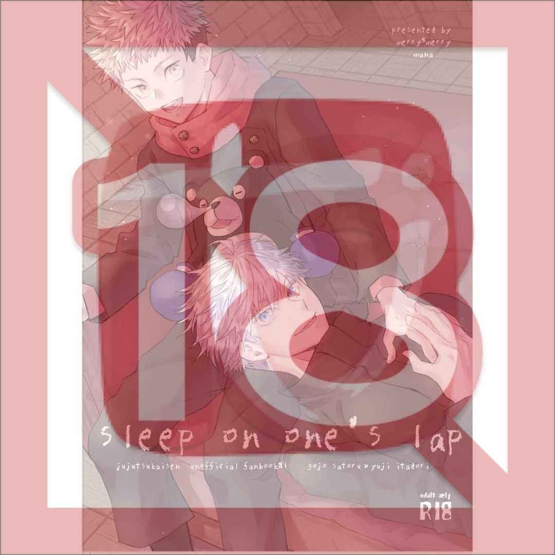 Doujin Parody Sleep on One's Lap (Jujutsu Kaisen) - Gojo Satoru x Itadori Yuuji (merry*merry - mana)