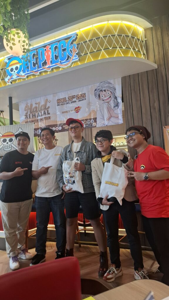 TITIP JEPANG – LIPUTAN EVENT HALALBIHALAL KOMUNITAS ONE PIECE DI ONE PIECE CAFE SENAYAN PARK