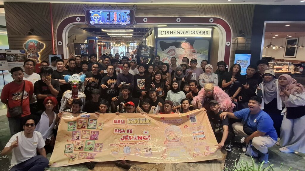 TITIP JEPANG – LIPUTAN EVENT HALALBIHALAL KOMUNITAS ONE PIECE DI ONE PIECE CAFE SENAYAN PARK