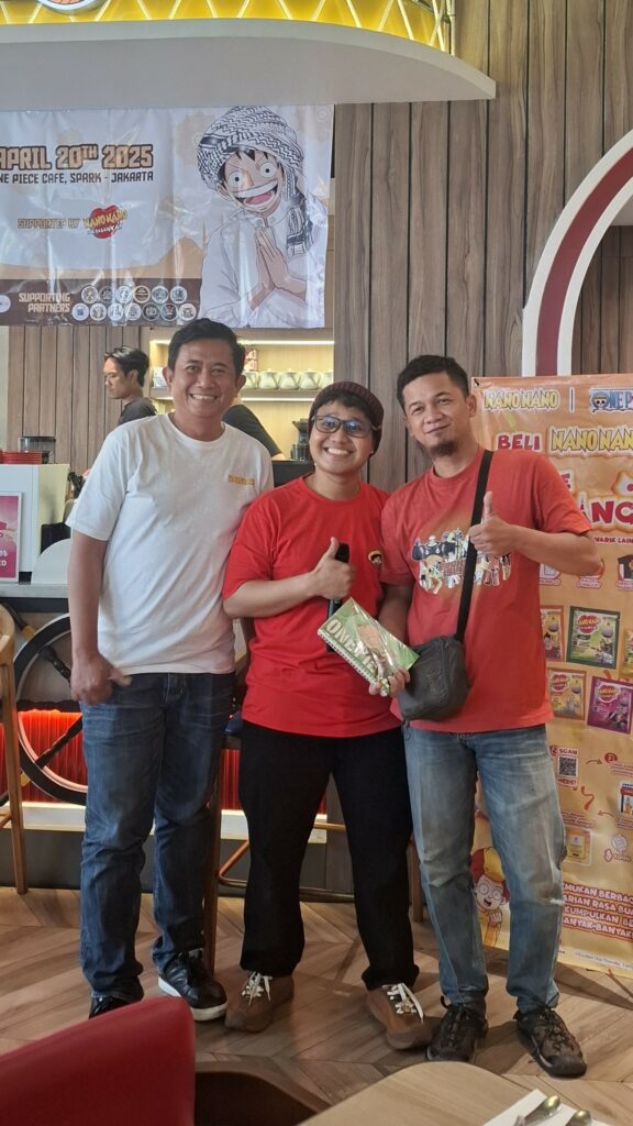 TITIP JEPANG – LIPUTAN EVENT HALALBIHALAL KOMUNITAS ONE PIECE DI ONE PIECE CAFE SENAYAN PARK