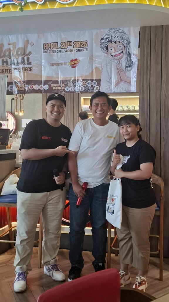 TITIP JEPANG – LIPUTAN EVENT HALALBIHALAL KOMUNITAS ONE PIECE DI ONE PIECE CAFE SENAYAN PARK