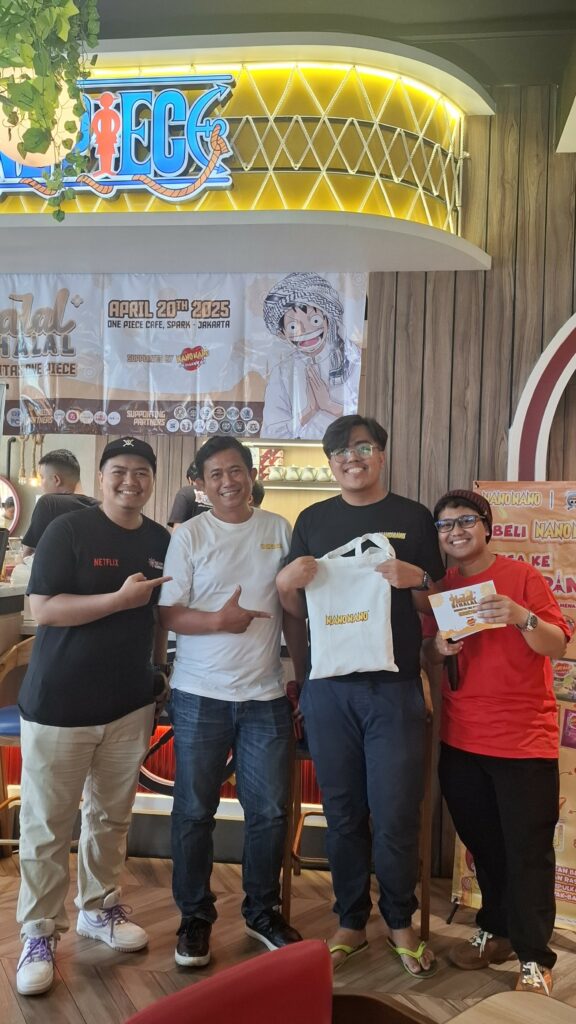TITIP JEPANG – LIPUTAN EVENT HALALBIHALAL KOMUNITAS ONE PIECE DI ONE PIECE CAFE SENAYAN PARK