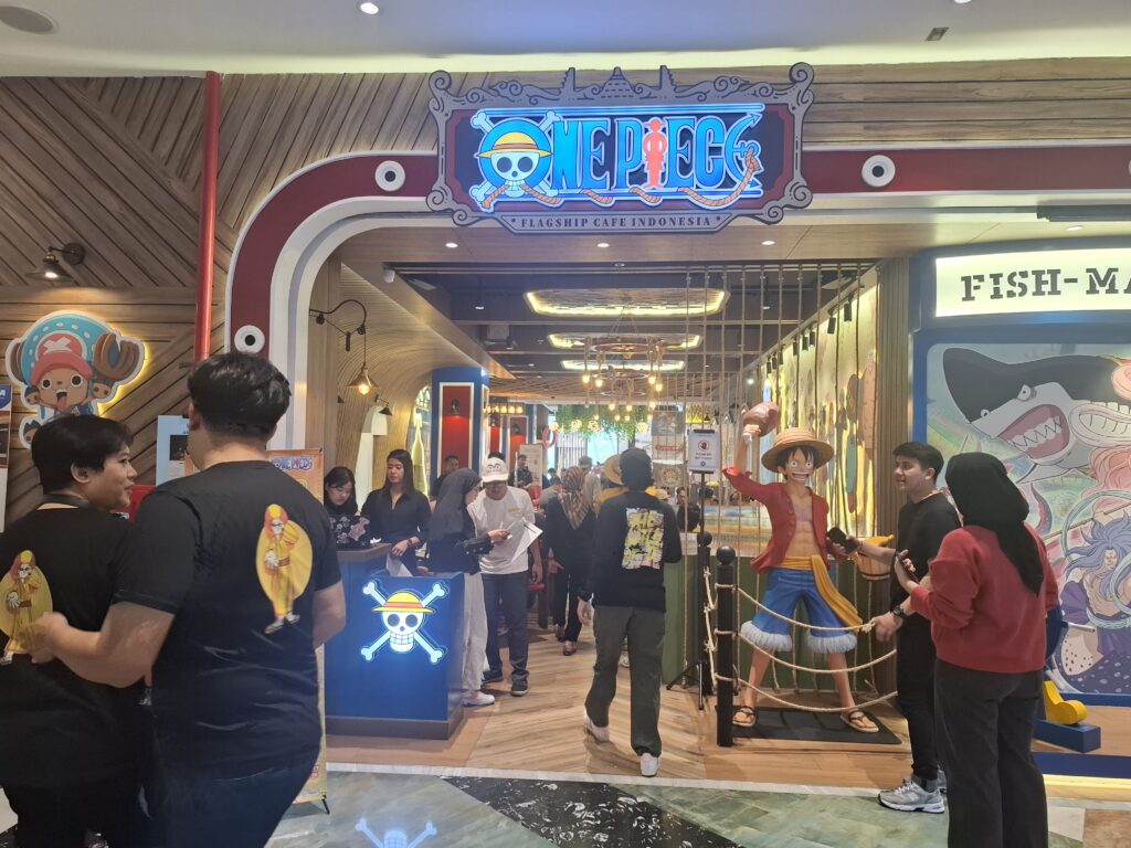 TITIP JEPANG – LIPUTAN EVENT HALALBIHALAL KOMUNITAS ONE PIECE DI ONE PIECE CAFE SENAYAN PARK