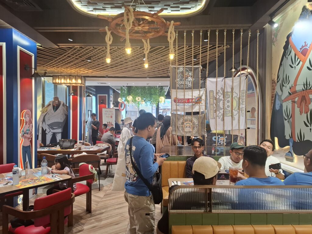 TITIP JEPANG – LIPUTAN EVENT HALALBIHALAL KOMUNITAS ONE PIECE DI ONE PIECE CAFE SENAYAN PARK