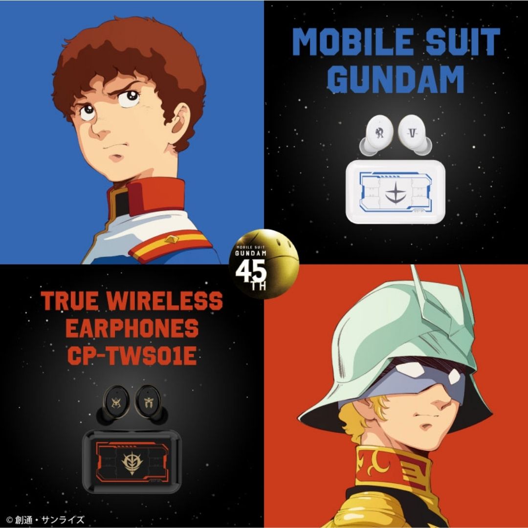 TWS Mobile Suit Gundam Onkyo Model CP-TWS01E Varian Amuro Ray & Char Aznable TWS Mobile Suit Gundam Onkyo Model CP-TWS01E Varian Amuro Ray & Char Aznable